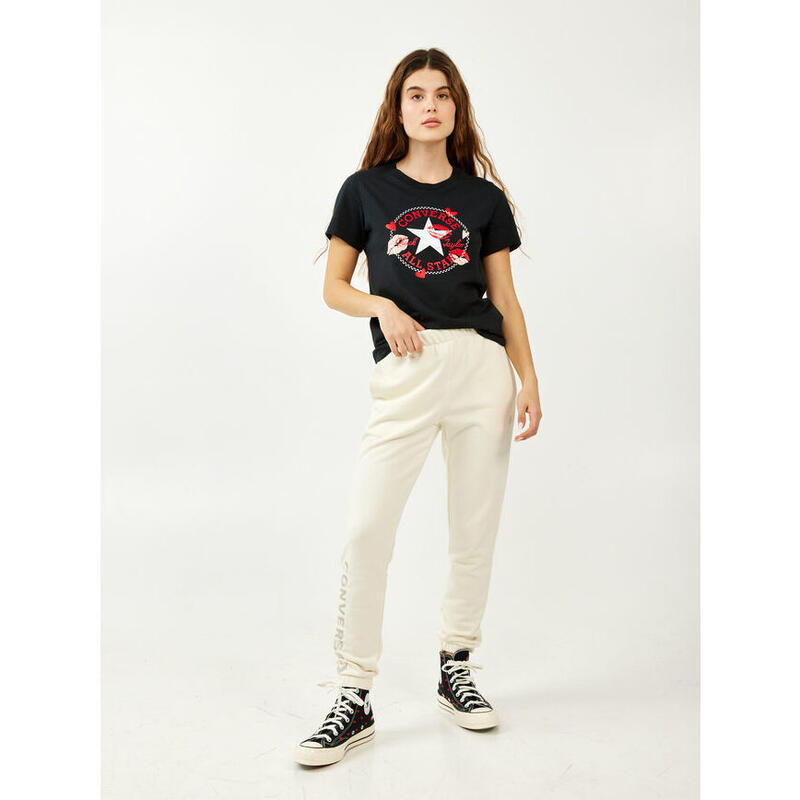 Pantalones Converse Icon Play, Beige, Mujer