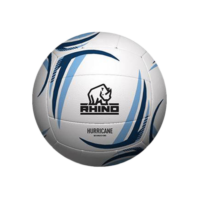 Ballon de netball HURRICANE (Blanc / Bleu / Noir)