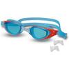 Gafas de Natación con Puente Intercambiable PIKE  INDIGO Azul Claro-Naranja