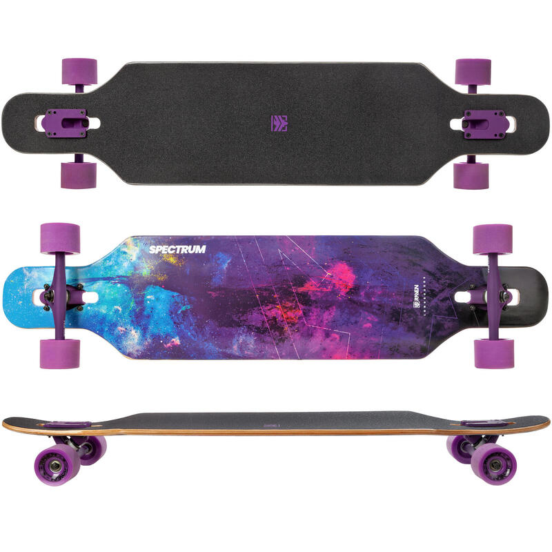 Skateboard Longboard ABEC9 Spectrum Lila