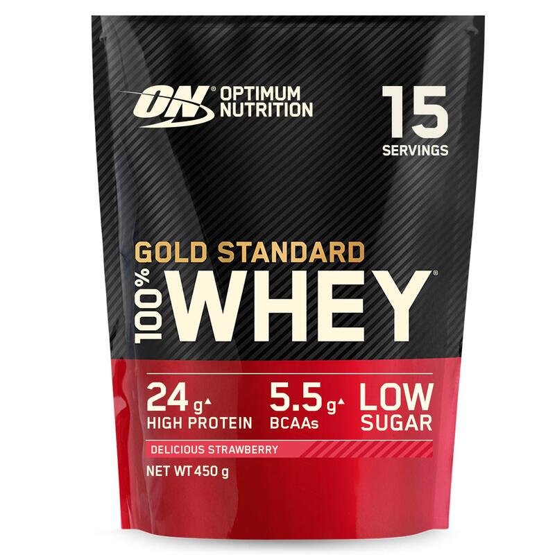 GOLD STANDARD 100% WHEY PROTEIN – Fraise – 15 Portions (465 gr)