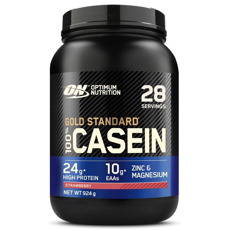 Gold Standard 100% Caseine Time Release Proteine – Strawberry – 28 Doseringen