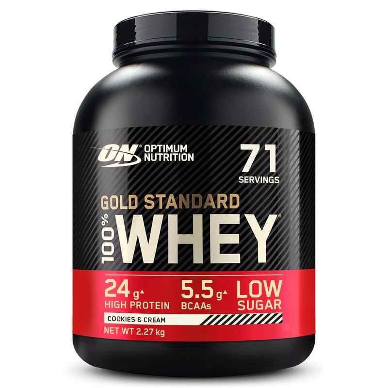 Gold Standard 100% Whey Protein Cookies & Cream 71 Portionen (2270 Gramm)