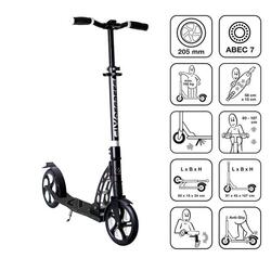 Six Degrees Trottinette cascadeur stuntstep Junior Frein à pied Noir