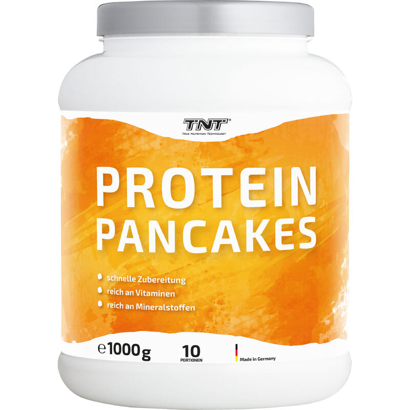 Protein Pancakes, fertige Mischung, nur mit Milch mixen und in die Pfanne geben
