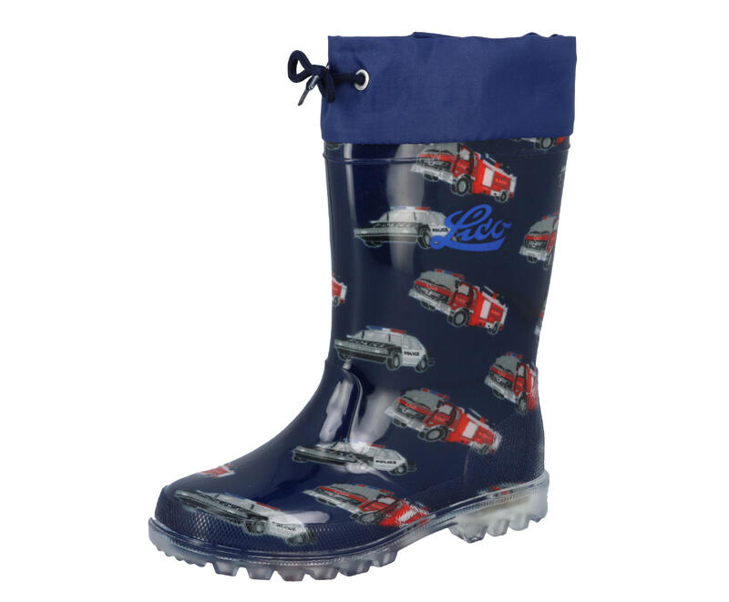 bottes en caoutchouc Bleu Garçons Powerlight W Blinky