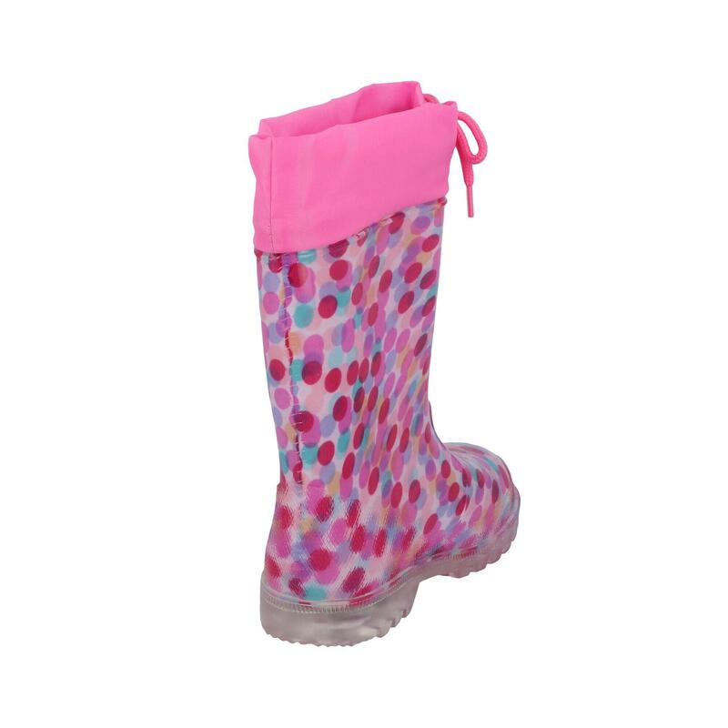 bottes en caoutchouc Rose Filles Power Blinky