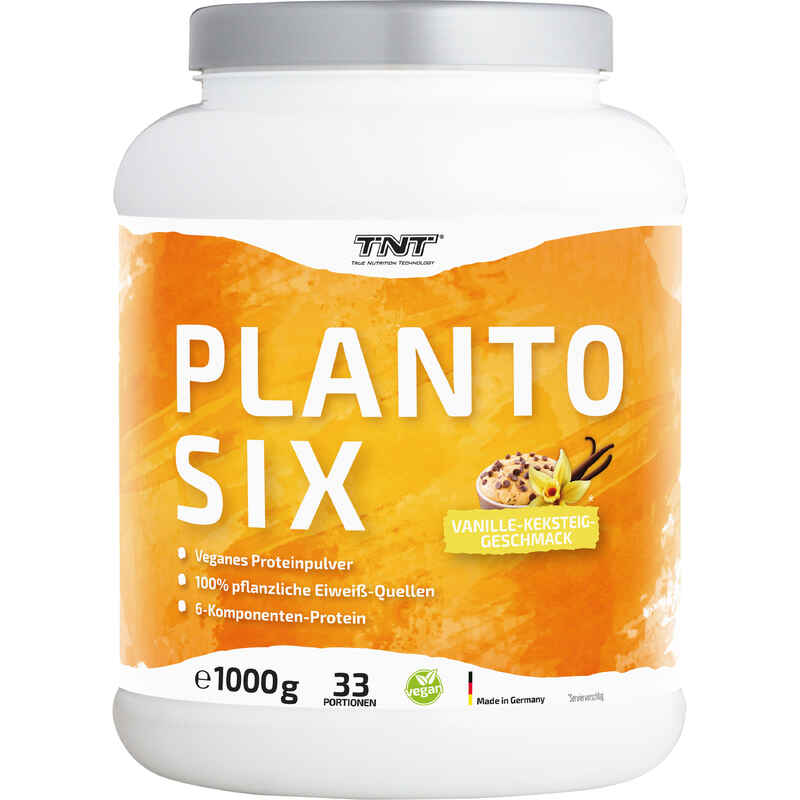 Planto Six - vegan 100% pflanzliche Quellen - bis zu 64% Proteinanteil