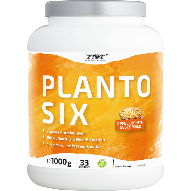 Planto Six - vegan 100% pflanzliche Quellen - bis zu 64% Proteinanteil