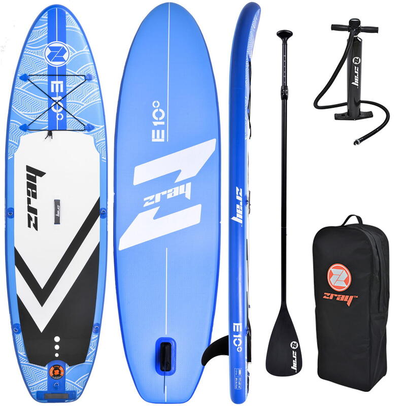 PACK PADDLE GONFLABLE E10 10' ZRAY (SUP.POMPE.PAGAIE)