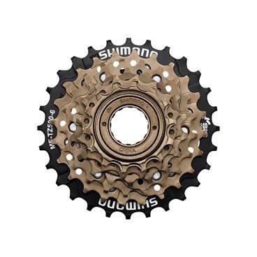 Shimano Tourney TZ500 14-28T 6 speed Screw On Freewheel 2/4