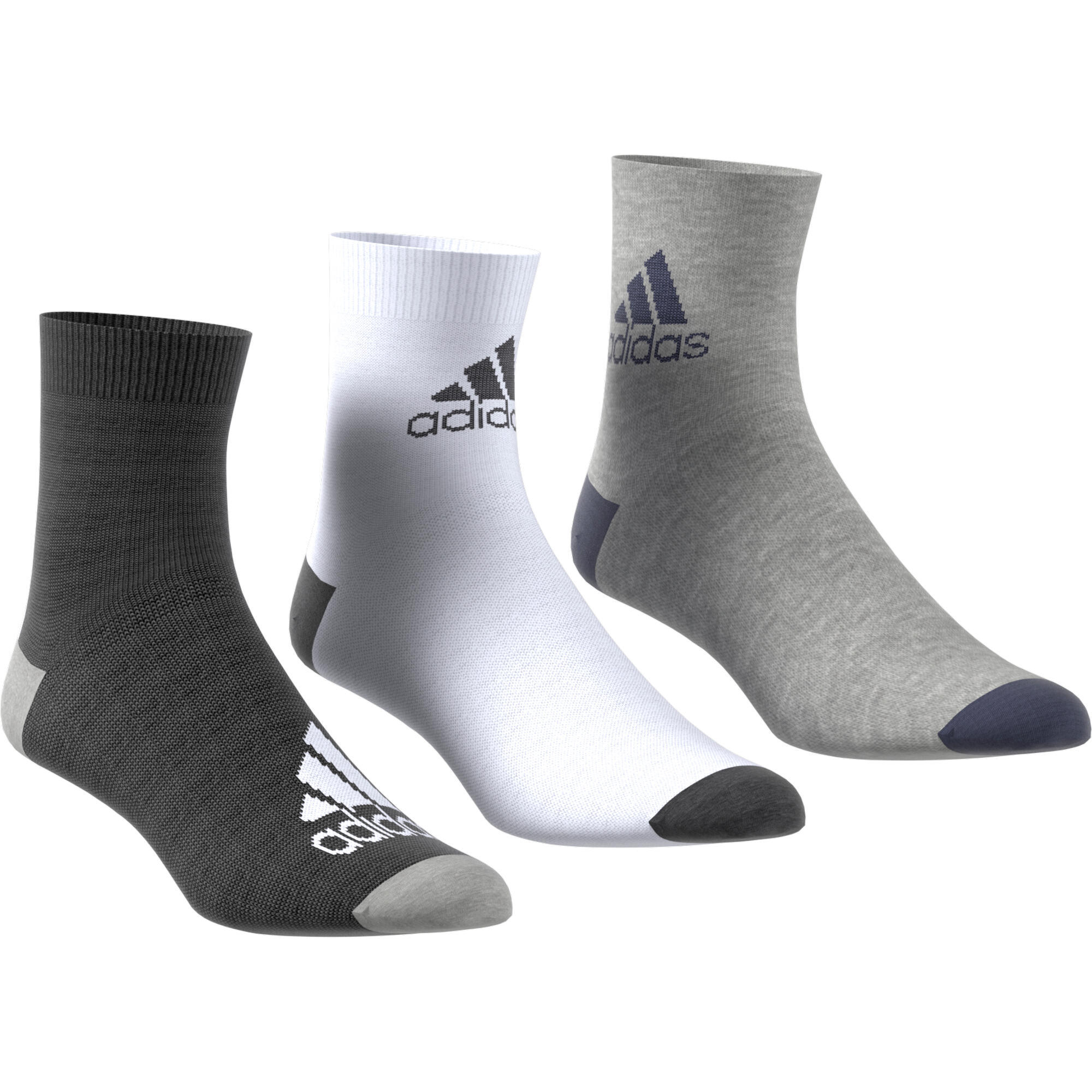 adidas Kids Socks 3 Pairs 3/5