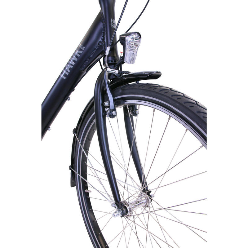 HAWK City Comfort Premium Fahrrad Herren & Damen 28 Zoll 3 Gang Nabenschaltung
