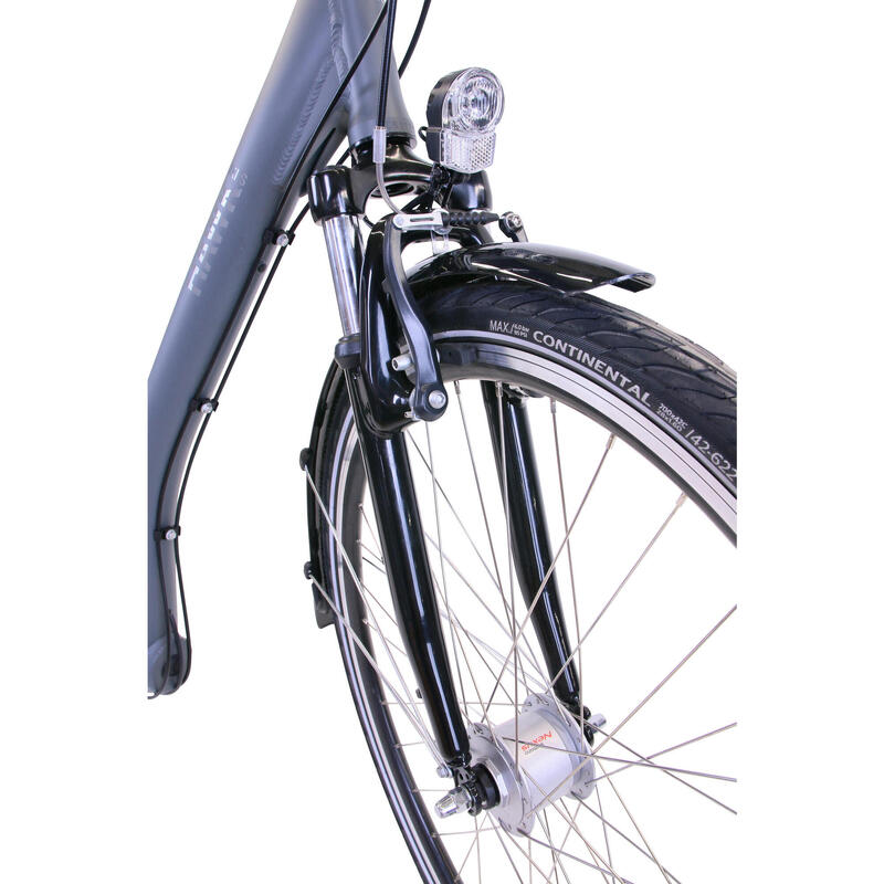 HAWK City Comfort Deluxe Plus inkl Korb Fahrrad 28 Zoll Tiefeinsteiger