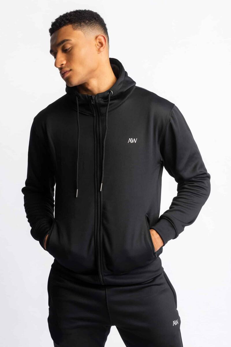 Sweat Zippé à Capuche Fitness Pace - Homme - Noir