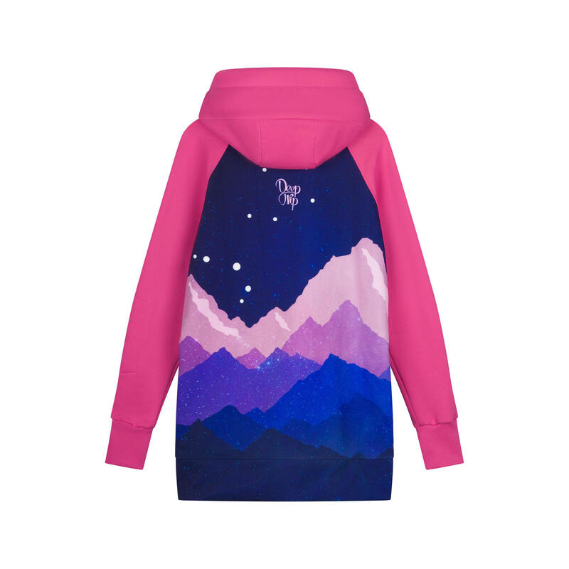 Bluza outdoorowa z kapturem damska DEEP TRIP Milky Way softshell