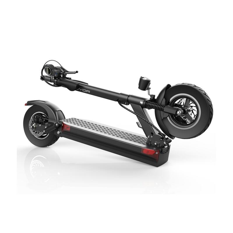 Joyor Y10 zwarte elektrische scooter voor volwassenen