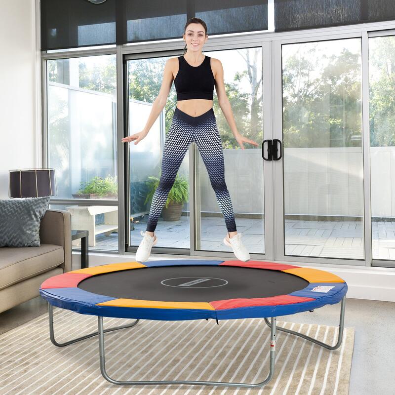 HOMCOM Bordo di Protezione Trampolino Elastico Imbottita con Copertura in PVC