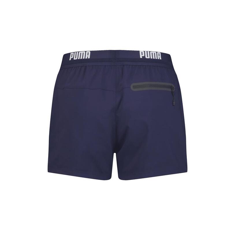 Short de Bain Homme - Marine - Logo Short