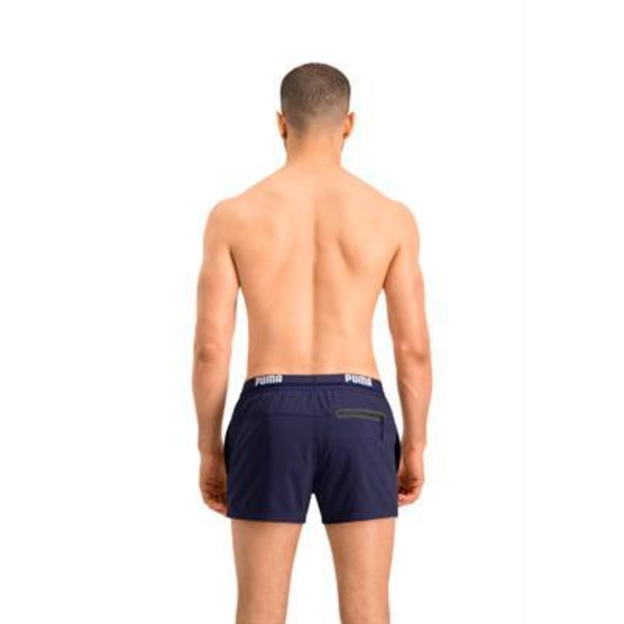 Short de Bain Homme - Marine - Logo Short