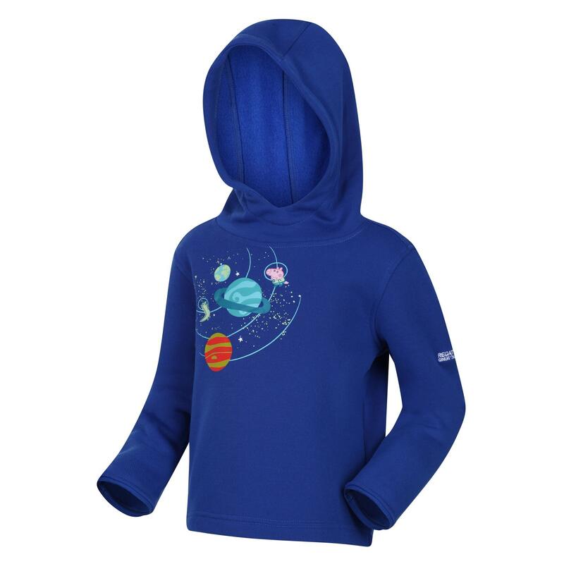 Hoodie Porquinha Peppa Planetas Criança Spray de Surf