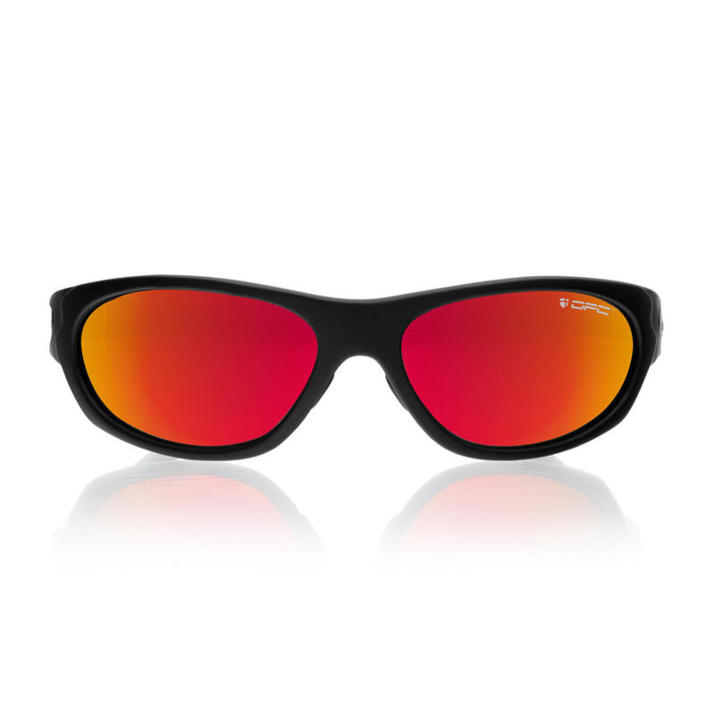 Okulary przeciwsłoneczne MILITARY MARINES Matt Black Red REVO + ETUI