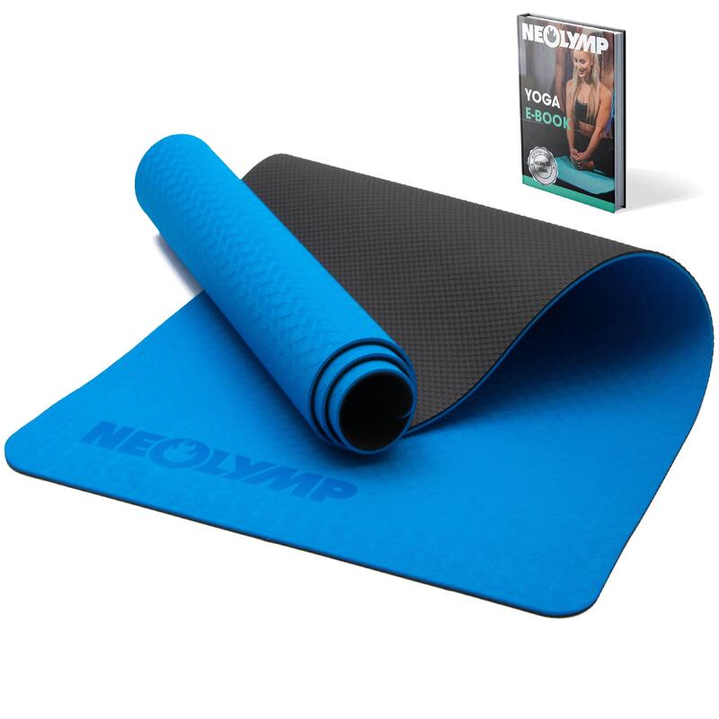 Tapis de yoga - Bleu