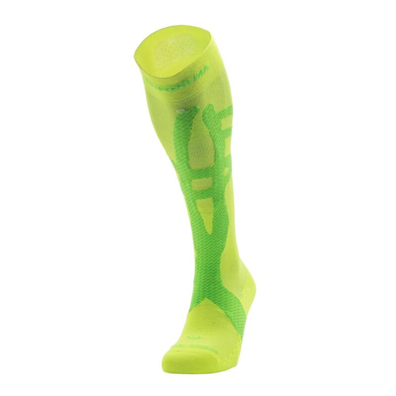 Calcetines de Compresión Running ENFORMA TIBIAL STRESS Amarillo.Coolmax.