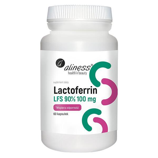 Lactoferrin LFS 90% 100mg ALINESS 60 kaps