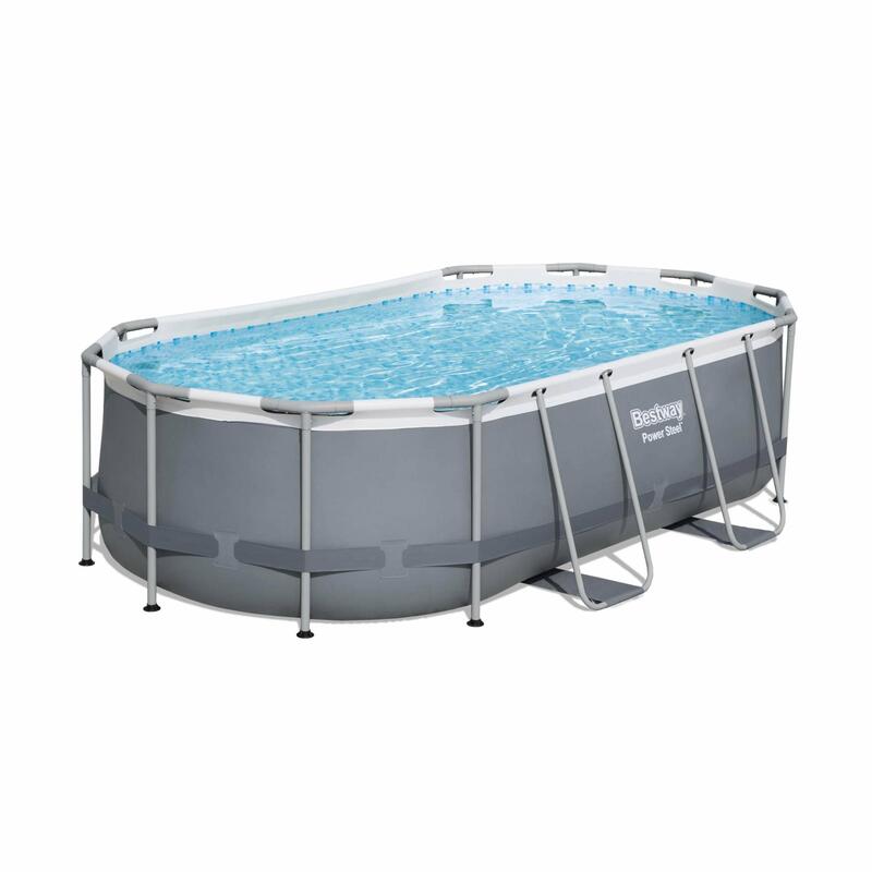 Piscine tubulaire  ovale 4x2m et accessoires  | sweeek