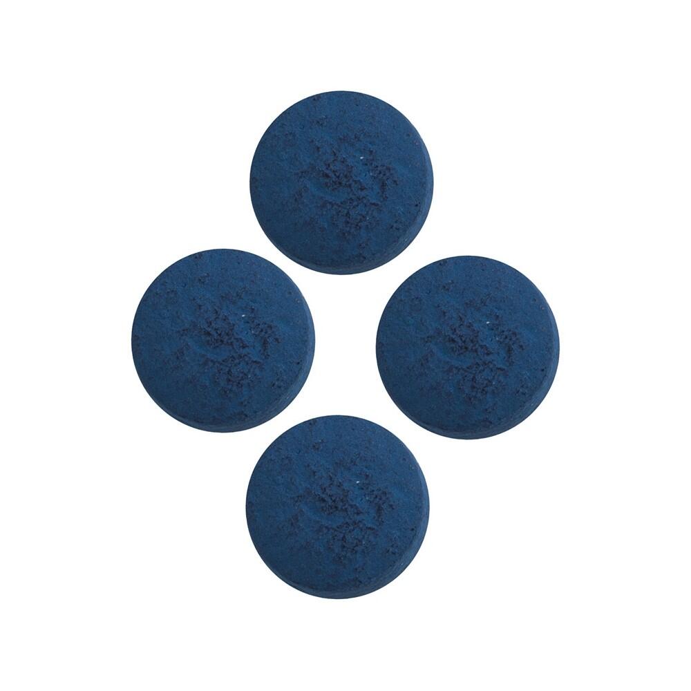 Leather Pool Cue Tips (Blue) 3/3