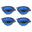 Set de Cuencos Diseño Plegable Pack de 4 Azul Oxford