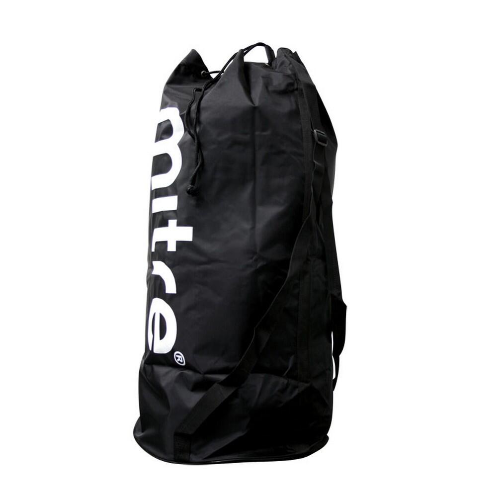 12 Ball Football Bag (Black/White) 2/3