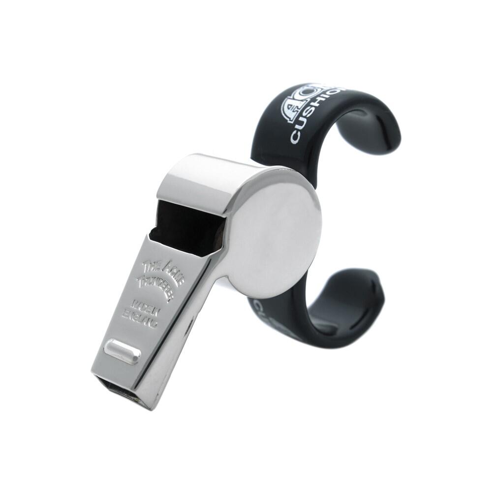 Thunderer 58.5 Brass Finger Whistle (Black/Silver) 1/1