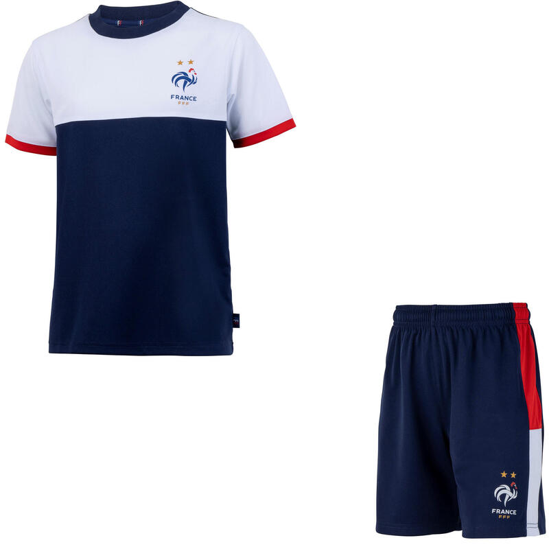 Maillot short enfant FFF - Collection officielle Equipe de France de Football