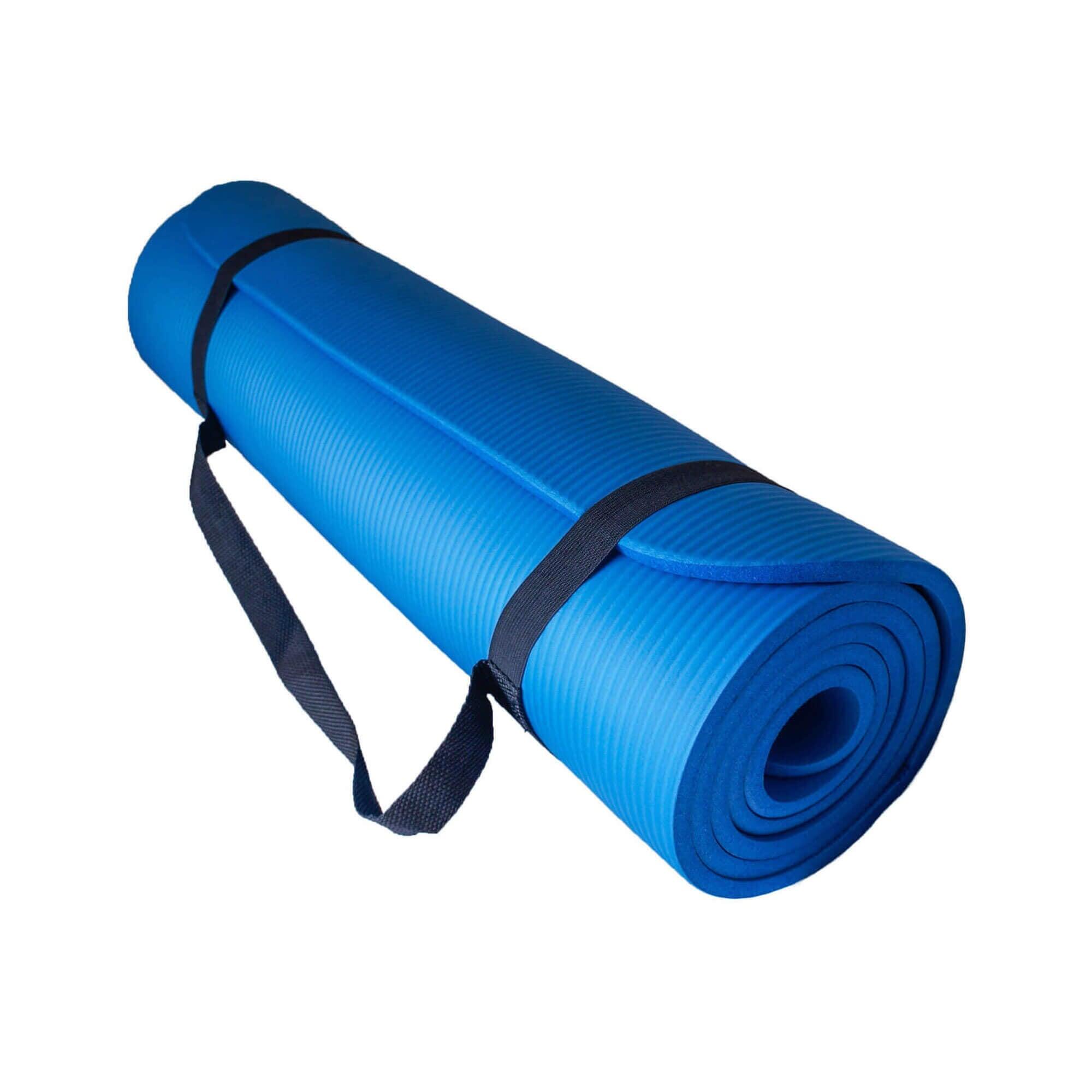 Azure 10mm Soft Air Flow Yoga Exercise Mat 1/3