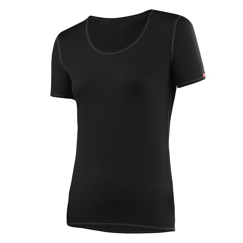 Löffler chemise de sport S/S Transtex femmes polypropylène noir