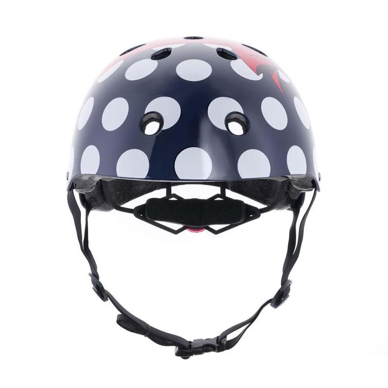 Capacete de Bicicleta criança Tampa Polka Dot tamanho M