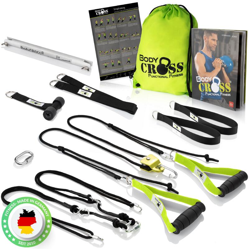 BodyCROSS® Slingtrainer Set | Expert Edition + Trainingsbuch