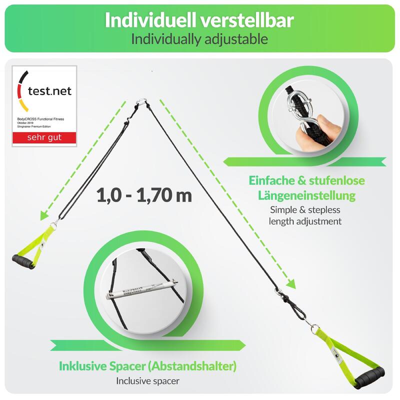 BodyCROSS® Slingtrainer Set | Expert Edition