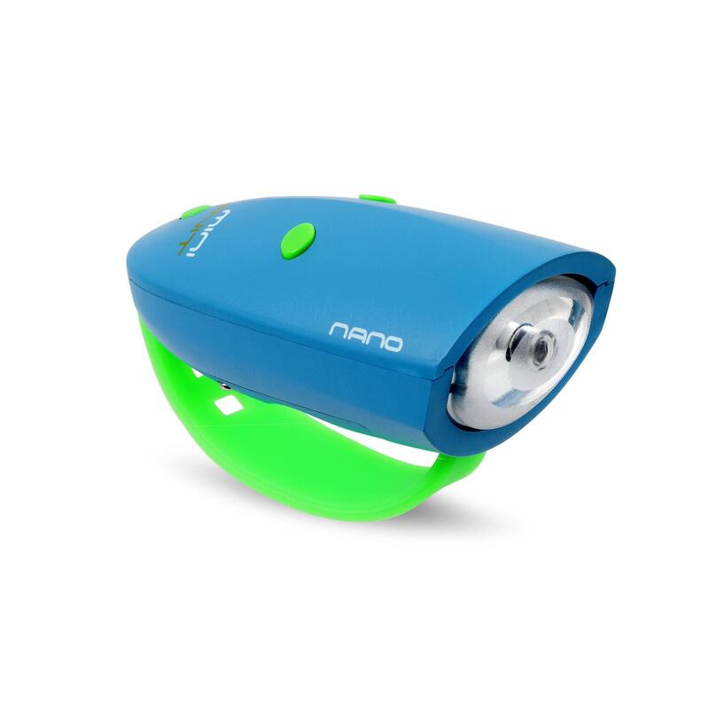 Mini Hornit Nano Lampe Vélo Trotinette Bleu / Vert