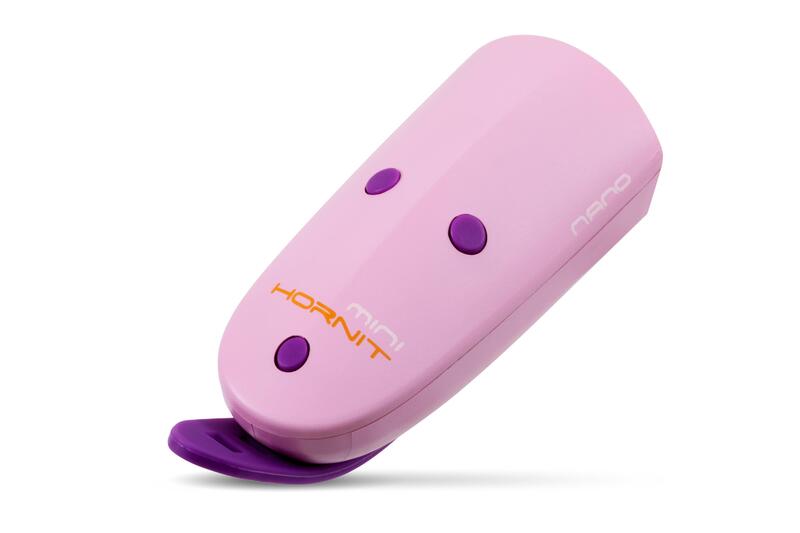 Timbre de bicicleta Mini Hornit Nano Pink Purple