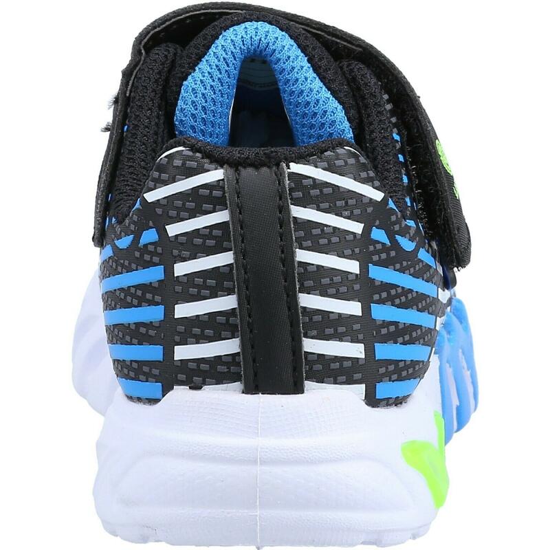 Jungen Sneaker "S Lights Flex Glow Elite" Kinder Schwarz/Limone