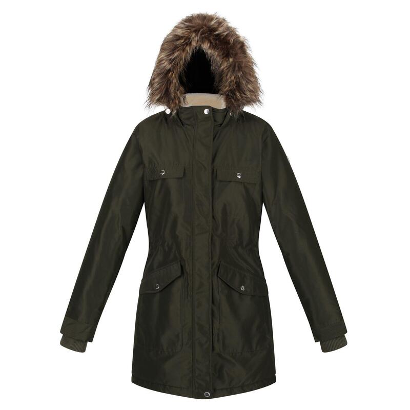 Parka SAMIYAH Femme (Kaki foncé)