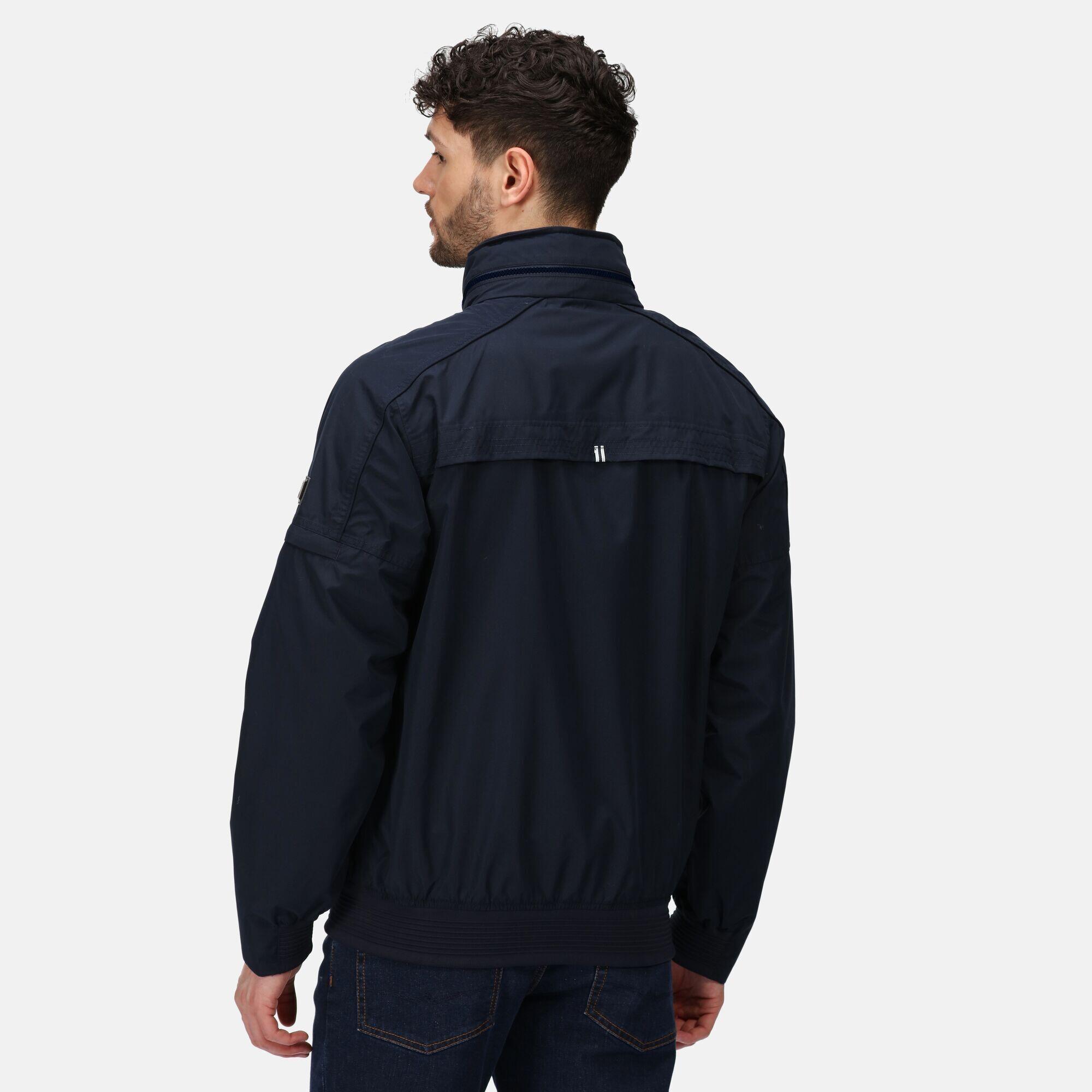 Mens Finn Waterproof Jacket (Navy) 4/5