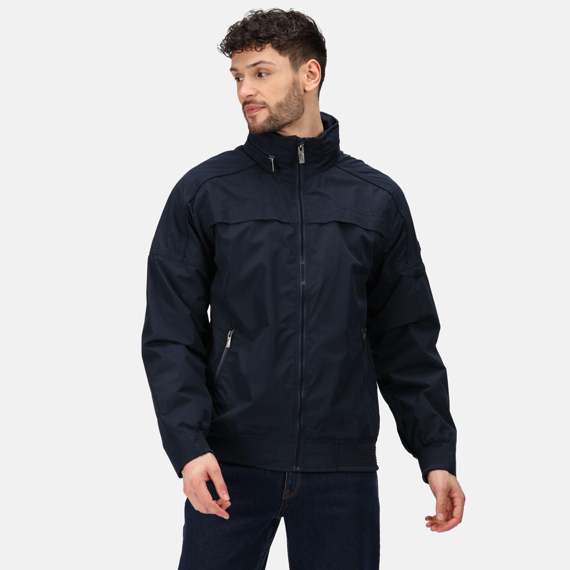 Mens Finn Waterproof Jacket (Navy) 3/5