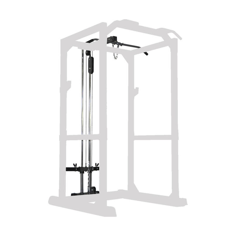 Rack Musculación 500 Plegable/Retráctil Sentadillas Bench Tracción