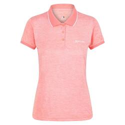 Dames Remex II Polo Hals TShirt (Fusion Koraal)