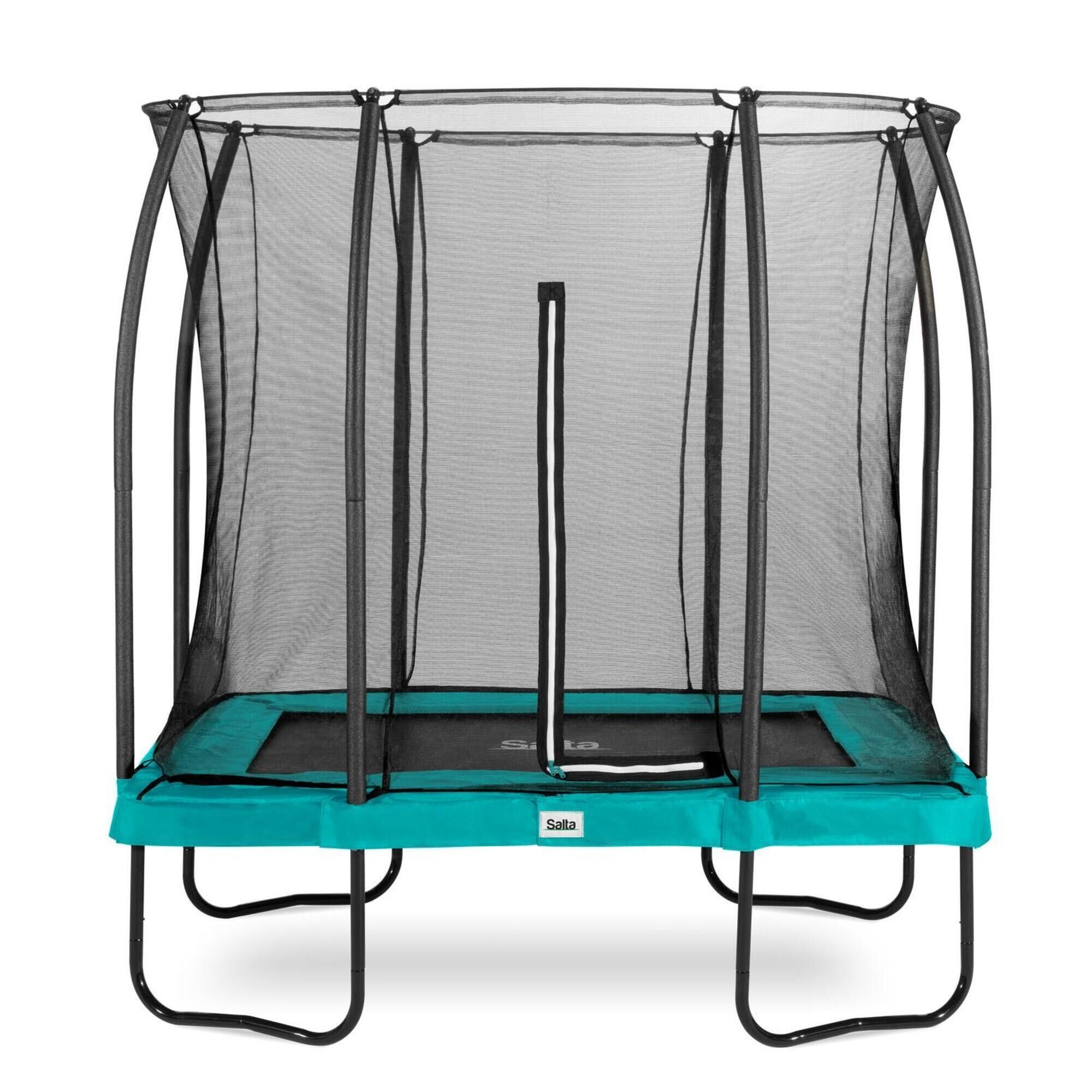 SALTA 7ft x 5ft Salta Green Rectangular Comfort Edition Trampoline