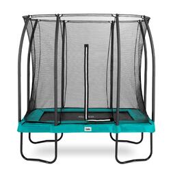 Trampoline - Comfort Edition - 214 x 153 cm - Rechthoekig Groen